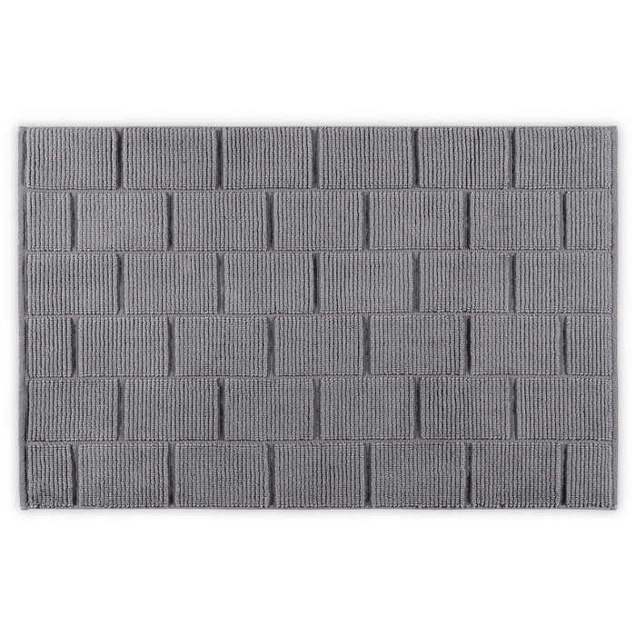 Mijölnir Alfombrilla de baño Tile - Grey Mijölnir Alfombrilla de baño Tile - Grey